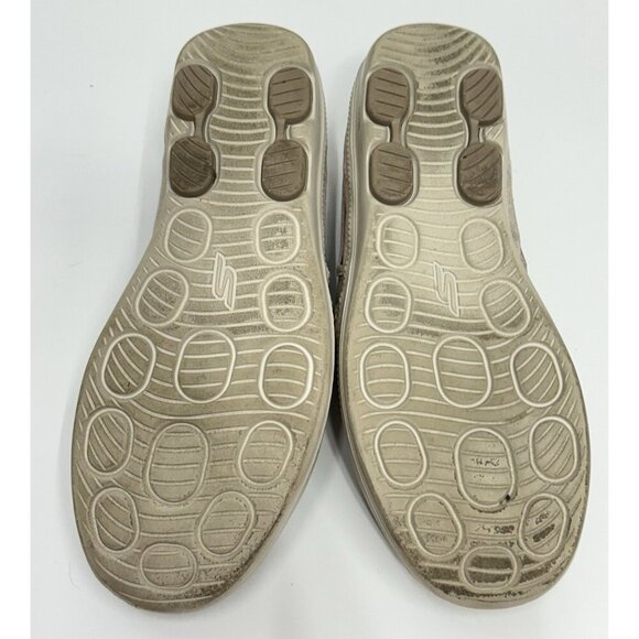 Skechers Goga Mat Go Bliss Walking Women’s Sneaker Size 8 Beige Walking Slip Ins - Picture 10 of 10